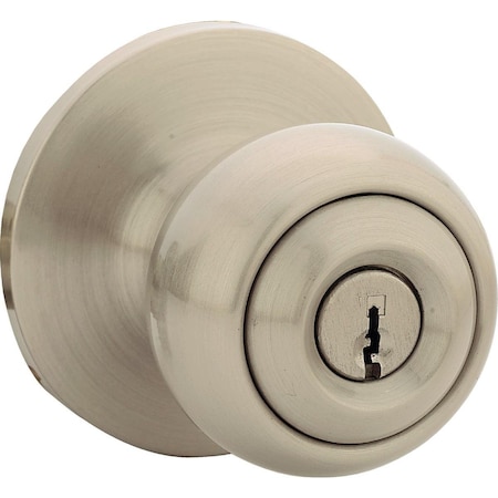 Steel Pro Brushed Nickel Entry Door Knob TWX200B